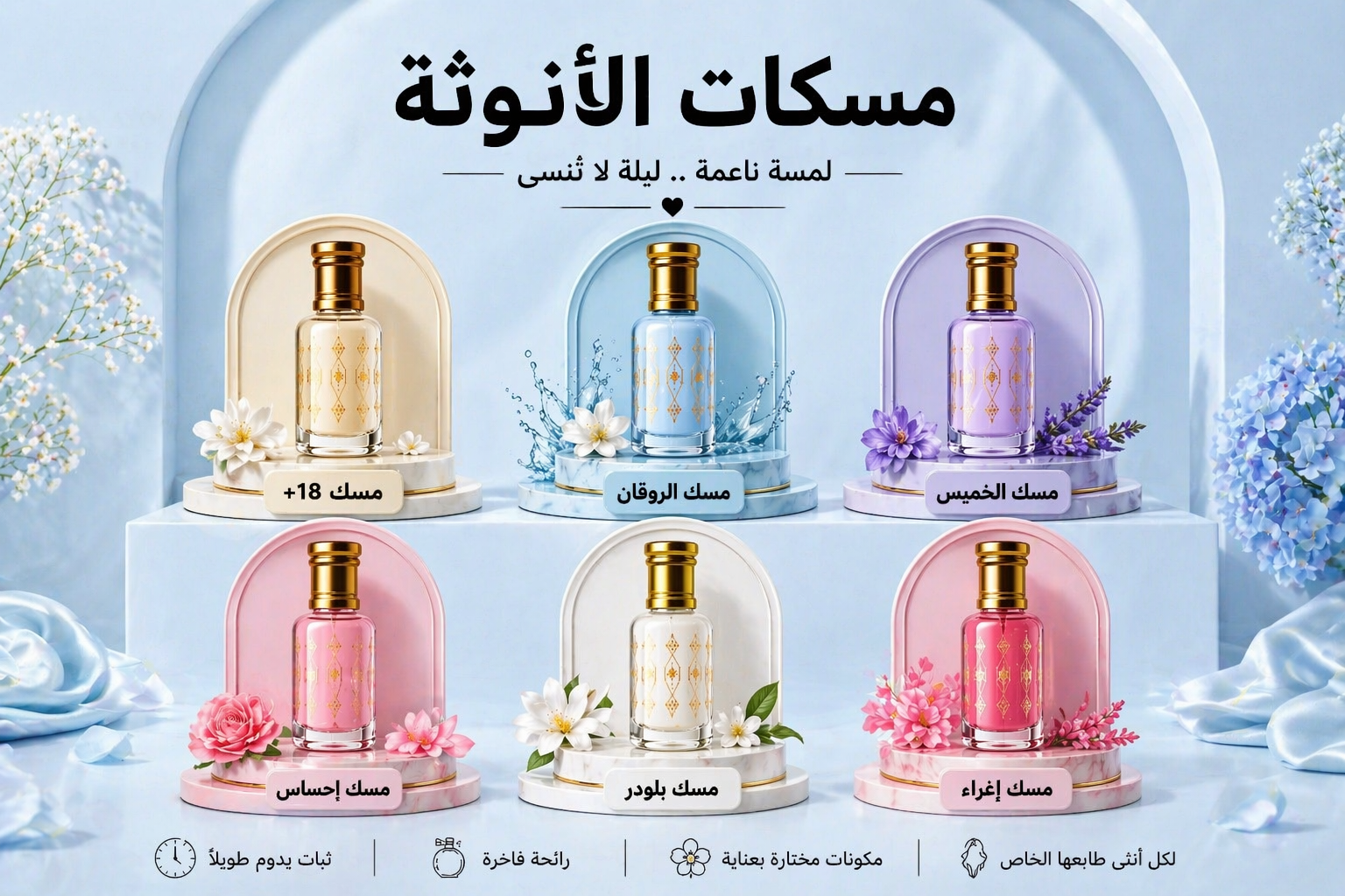 باكيدج مسكات الأنوثه